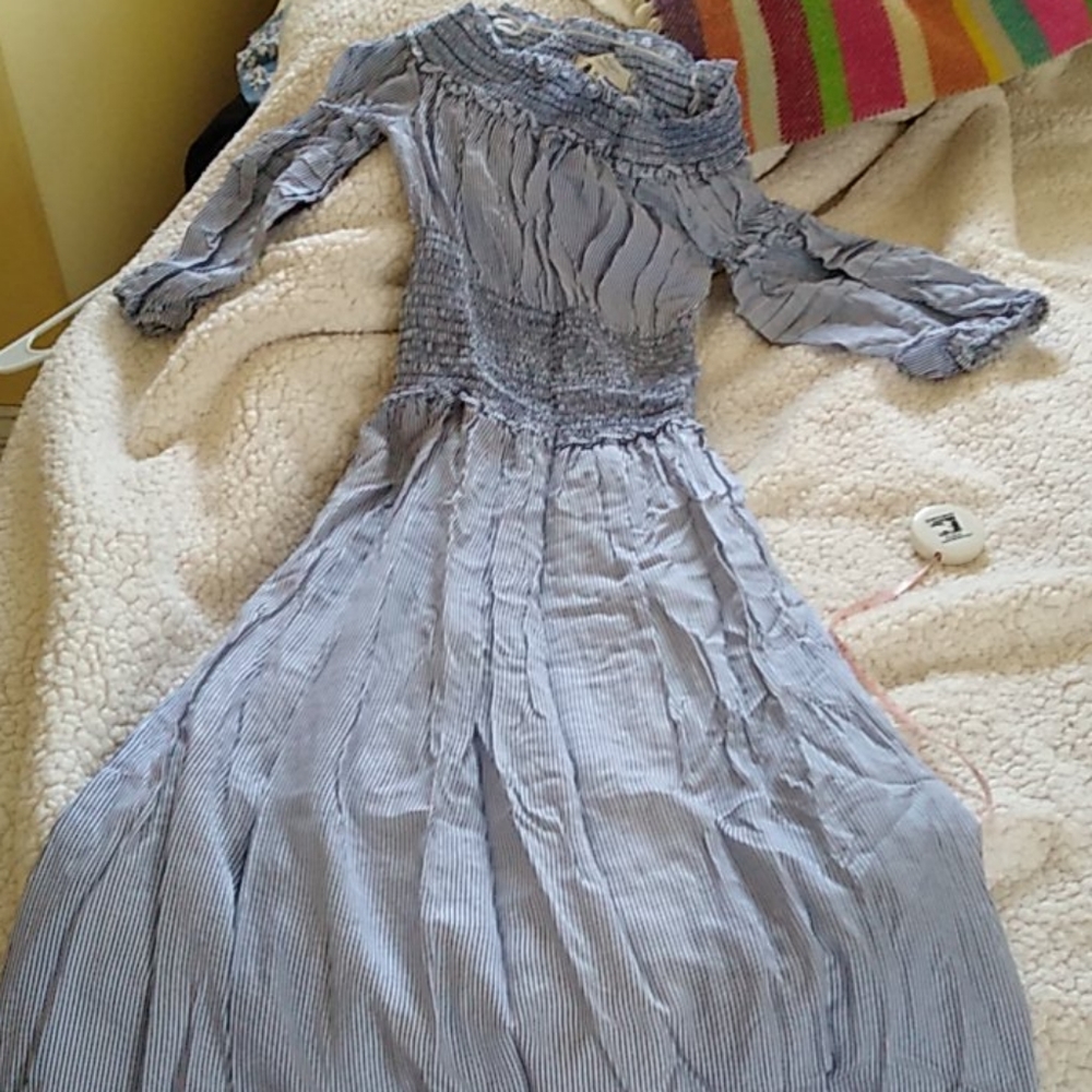 Max Studio Smocked maxi dress